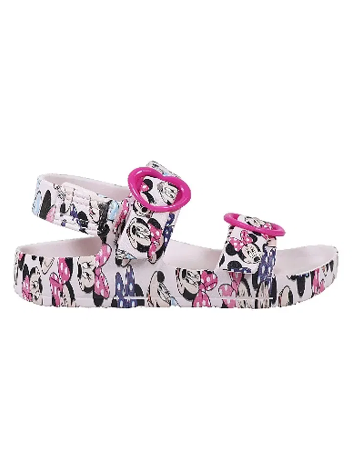 Сандалии с липучкой, Disney Minnie Mouse, розовый