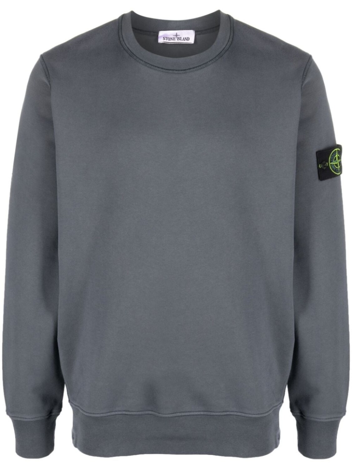 

Stone Island толстовка с нашивкой Compass, серый
