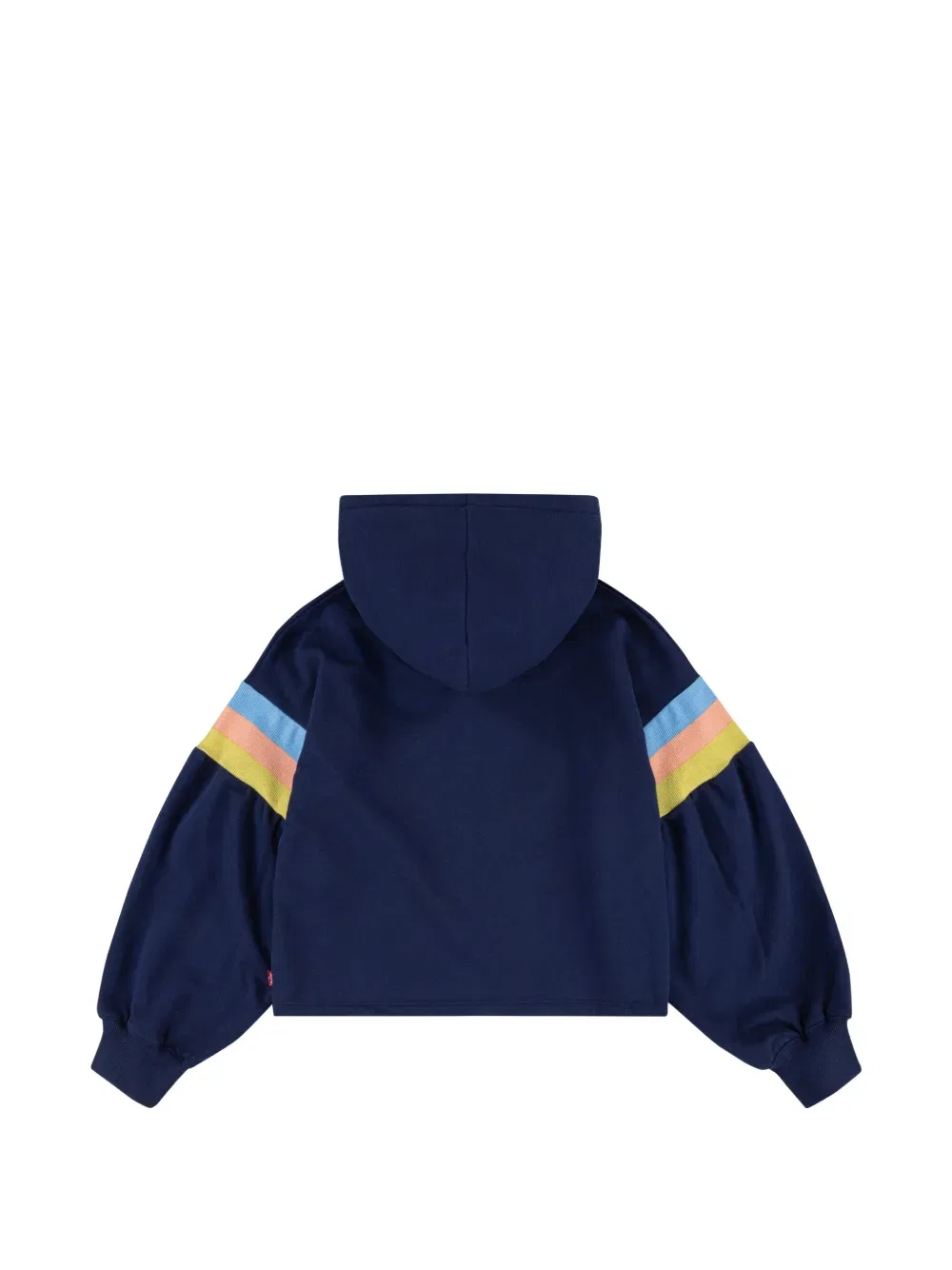 Худи с полосатым рукавом и логотипом Levi'S Kids, синий — фото 2
