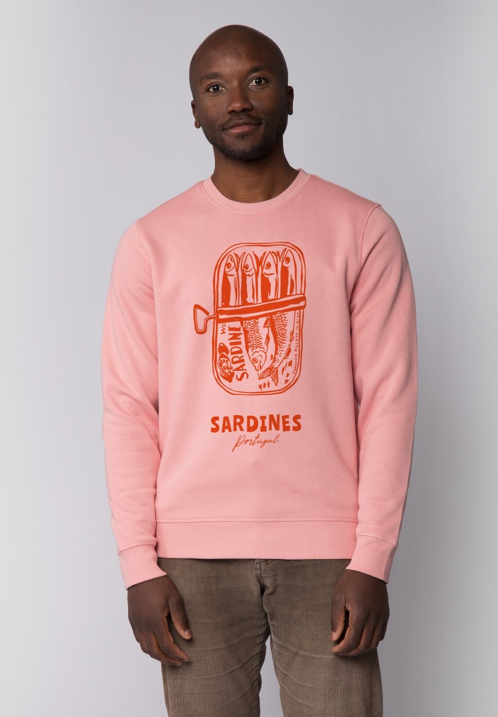 

Толстовка SARDINES PORTUGAL watapparel, светло-розовый