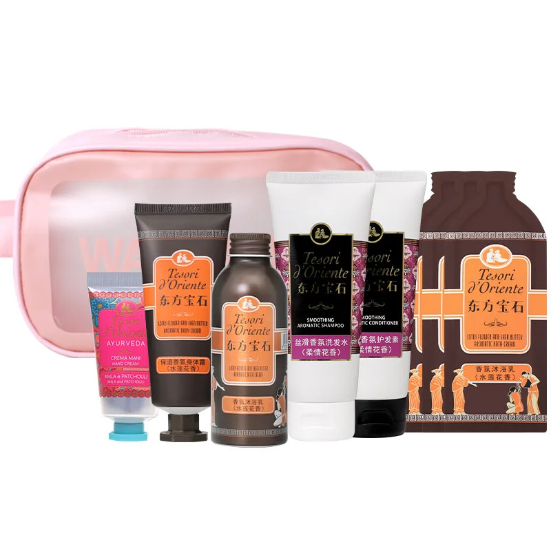 Набор для ухода Tesori D'Oriente, Ocean (Hose) Travel Bath & Care Set 95ml*3 — фото 2