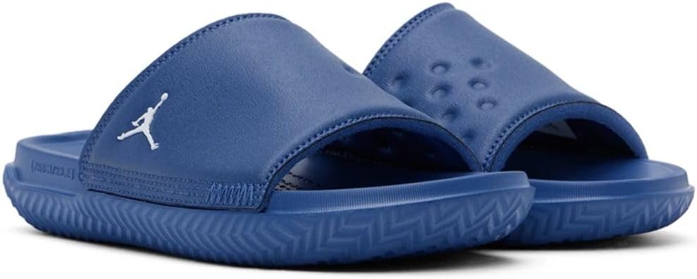 Мужские сланцы NIKE JORDAN PLAY, белый/синий — фото 2