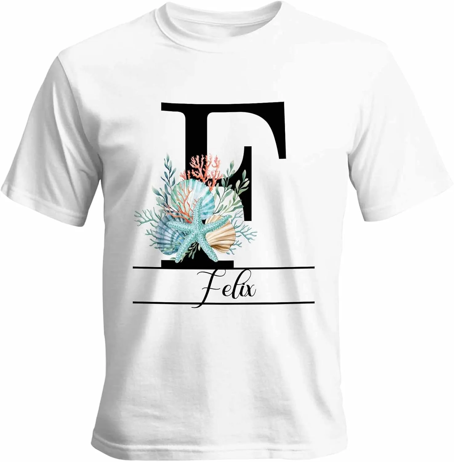 

Футболка с именем или текстом, Unisex Cotton Round Neck Vaxbryntel