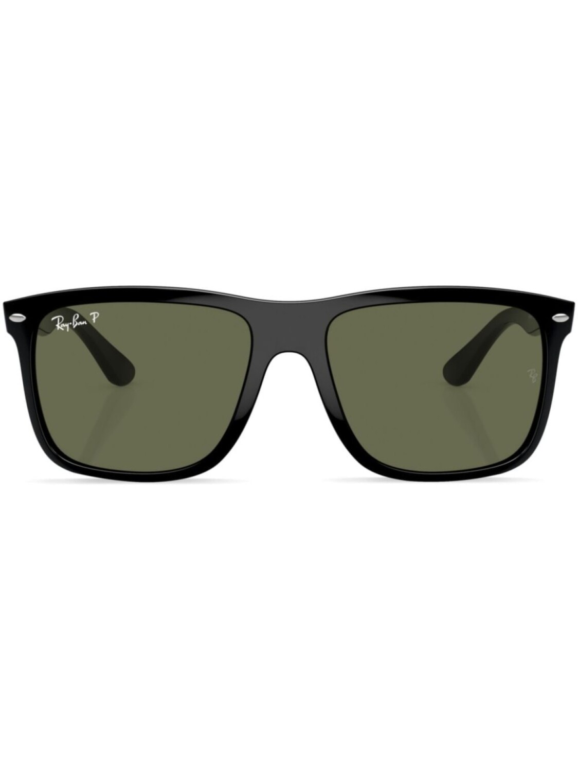 

Бойфренд Две надписи-логотипы Солнцезащитные очки Ray-Ban, черные