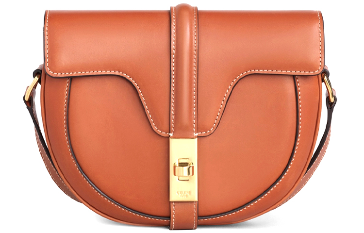 

Кожаная сумка кроссбоди через плечо для женщин Tawny Candy Color CELINE, Set (Bag+Dust Bag)