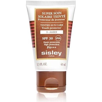 Солнцезащитный крем Super Soin Solaire Spf30 3, янтарный, 40 мл, Sisley — фото 3