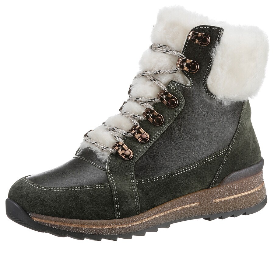 

Ботинки ARA Lace-Up Ankle Boots, темно-зеленый