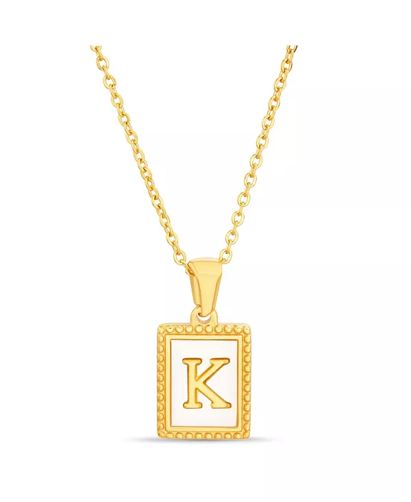 

Ожерелье с подвеской в виде инициала золотистого тона Kensie, k