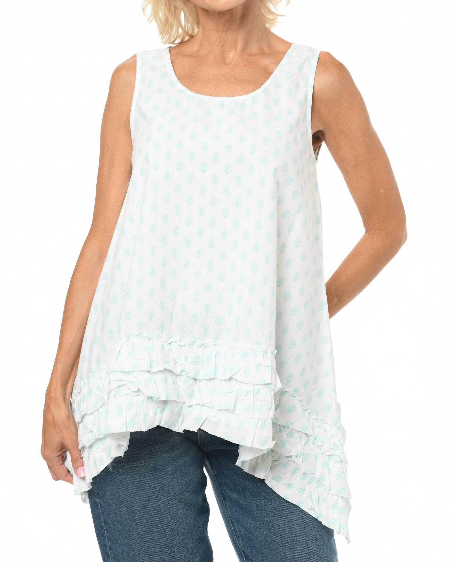 

Лилия Топ в аквамариновом листе Tulip Clothing, Aqua Leaf