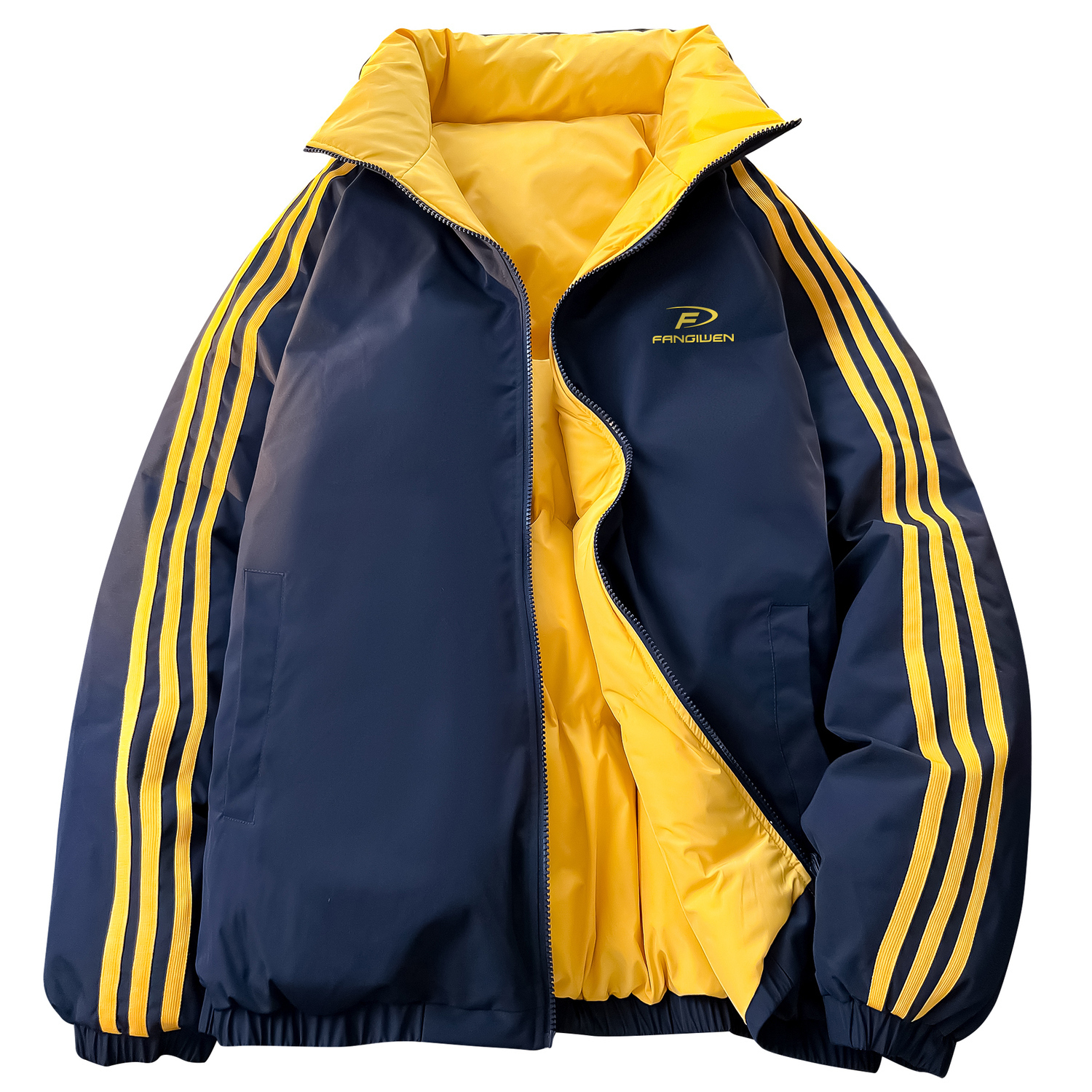 

F.I.W FANGIWEN Пуховик Unisex, Navy Blue