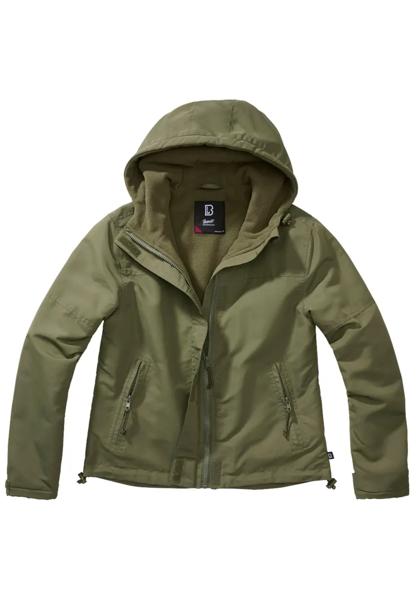 

Куртка всепогодная Brandit " Brandit Ladies Ladies Windbreaker Frontzip" (1 шт.), с капюшоном, оливковый