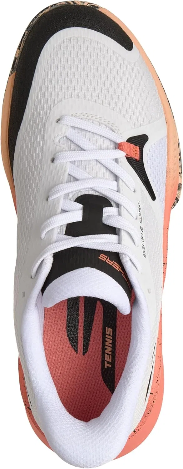 Кроссовки для тенниса Skechers, White/Coral — фото 3