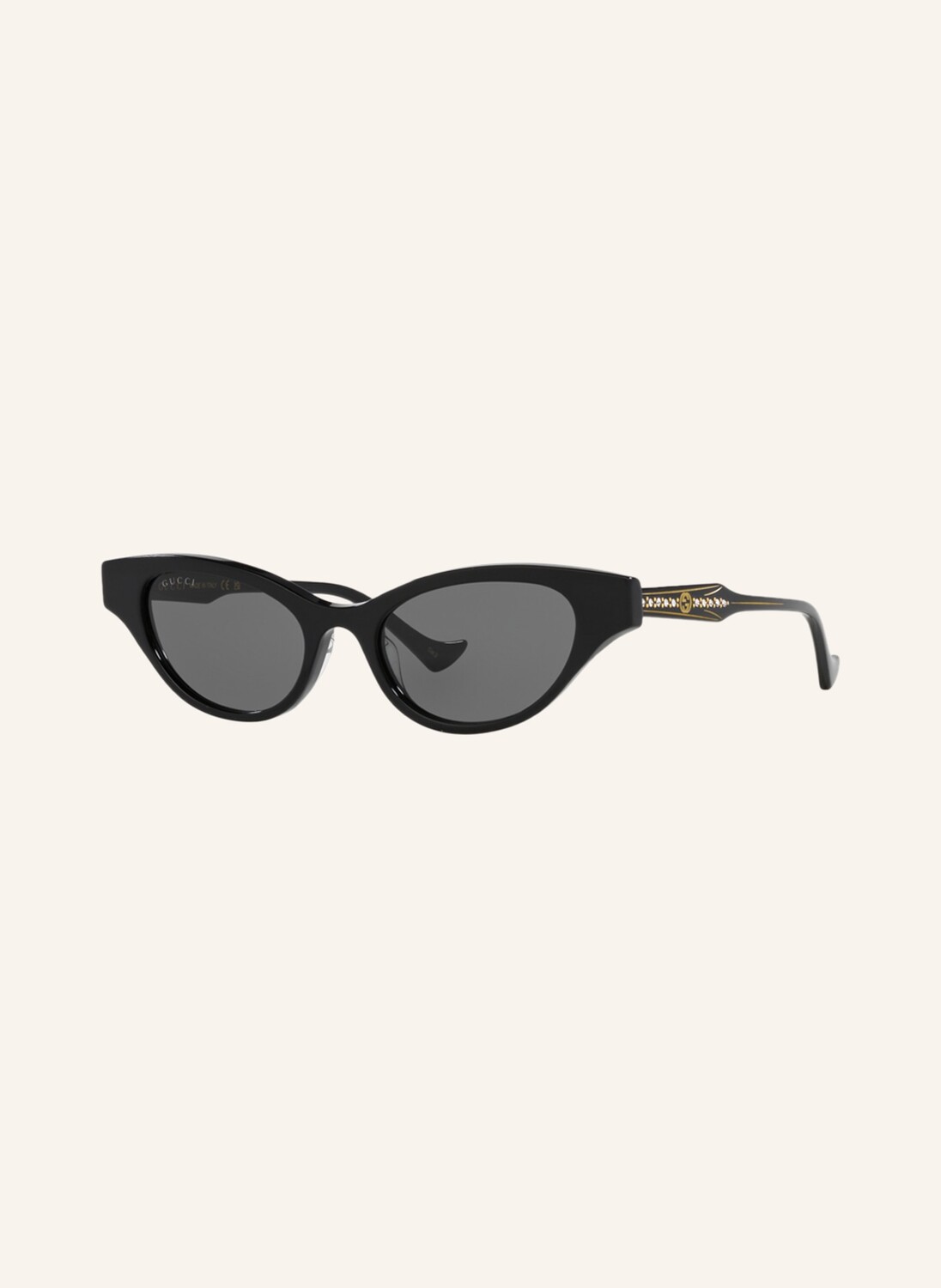 

Солнцезащитные очки gc002069 с драгоценными камнями GUCCI, черный/серый