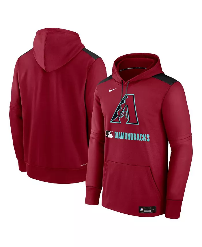 

Мужская красная толстовка с капюшоном Arizona Diamondbacks Authentic Collection Performance Nike
