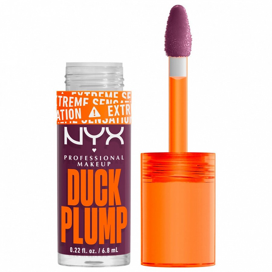 

Пухлый блеск для губ duck plump lip gloss Nyx Professional Makeup, цвет nr. 17 pure plum-p, 6.8 мл