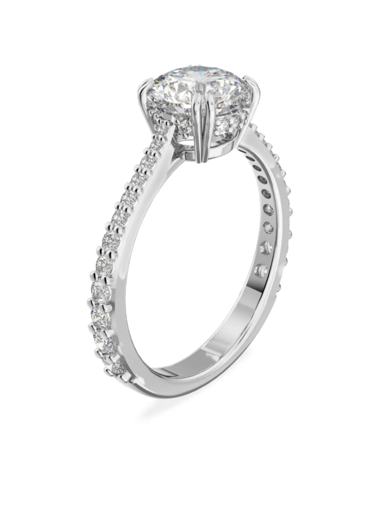 

Кольцо Стилла Swarovski, серебряный
