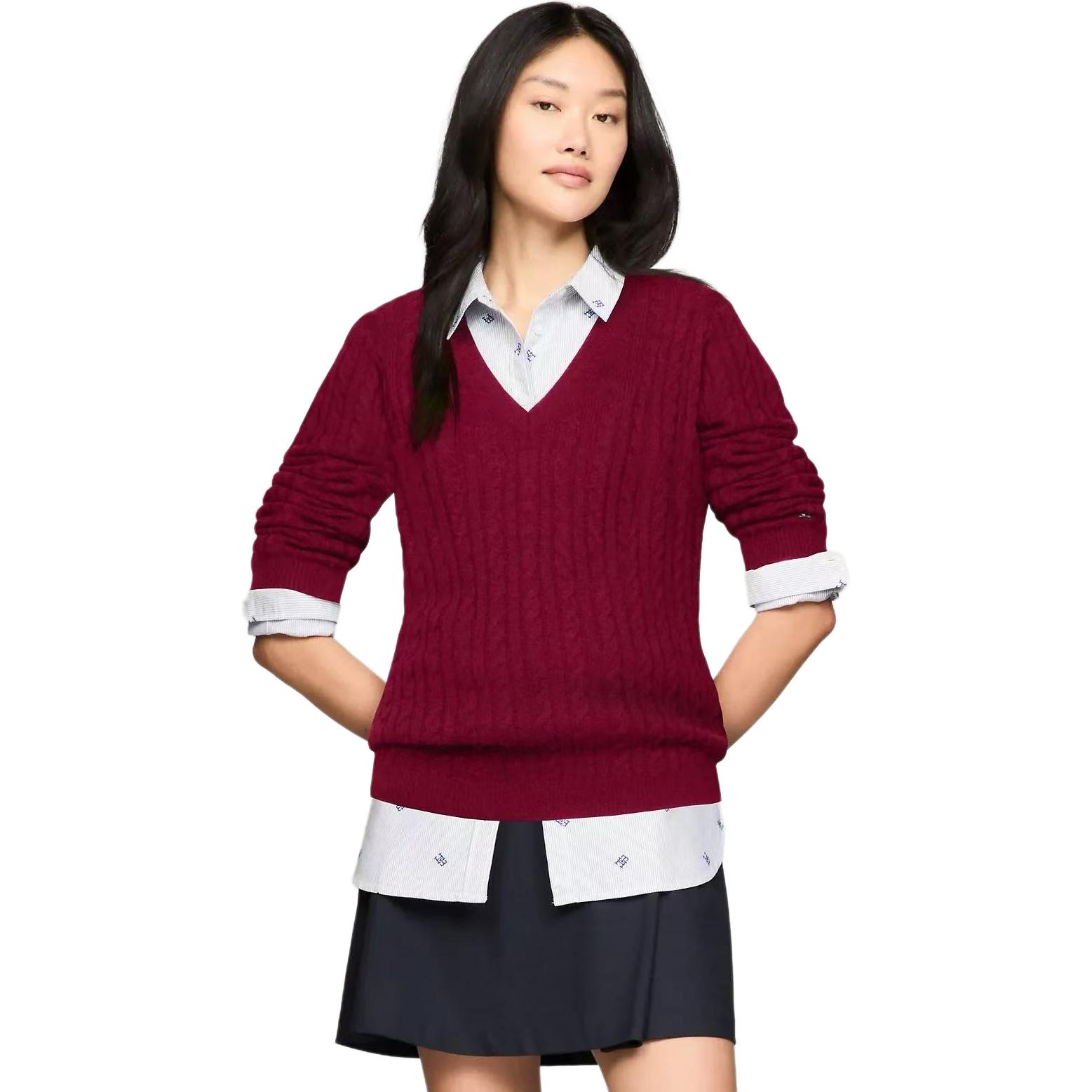 Топ женский Tommy Hilfiger, Burgundy