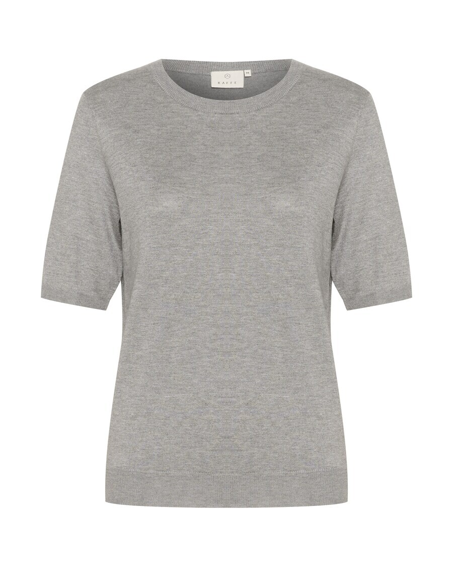 

Тонкий вязаный свитер Kaffe Sweater Lizza, пятнистый серый