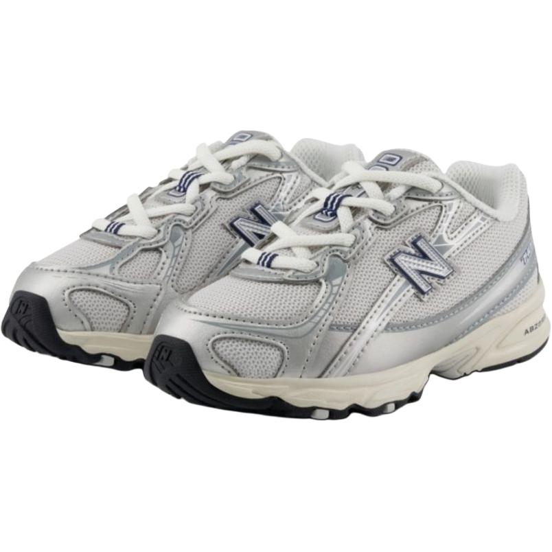 New Balance Дышащие низкие кроссовки NB 740 White для малышей — фото 3