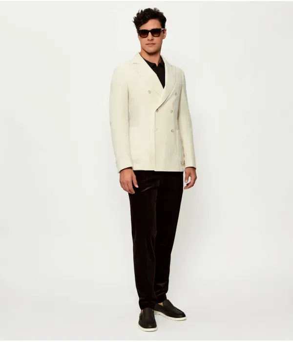 Вельветовые брюки SB-SUIT-Trous-252_DB regular fit Boss, коричневый — фото 2