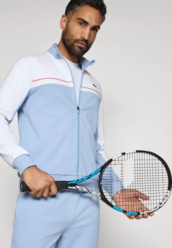 Тренировочная куртка Lacoste Sport Aphylla/белый — фото 4