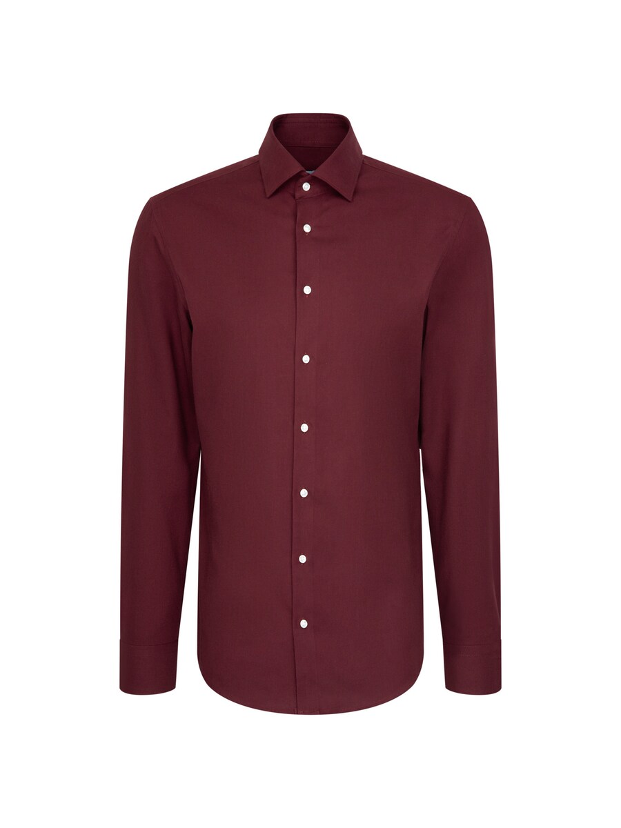 

Рубашка делового кроя Slim Fit SEIDENSTICKER Schwarze Rose, темно-красный