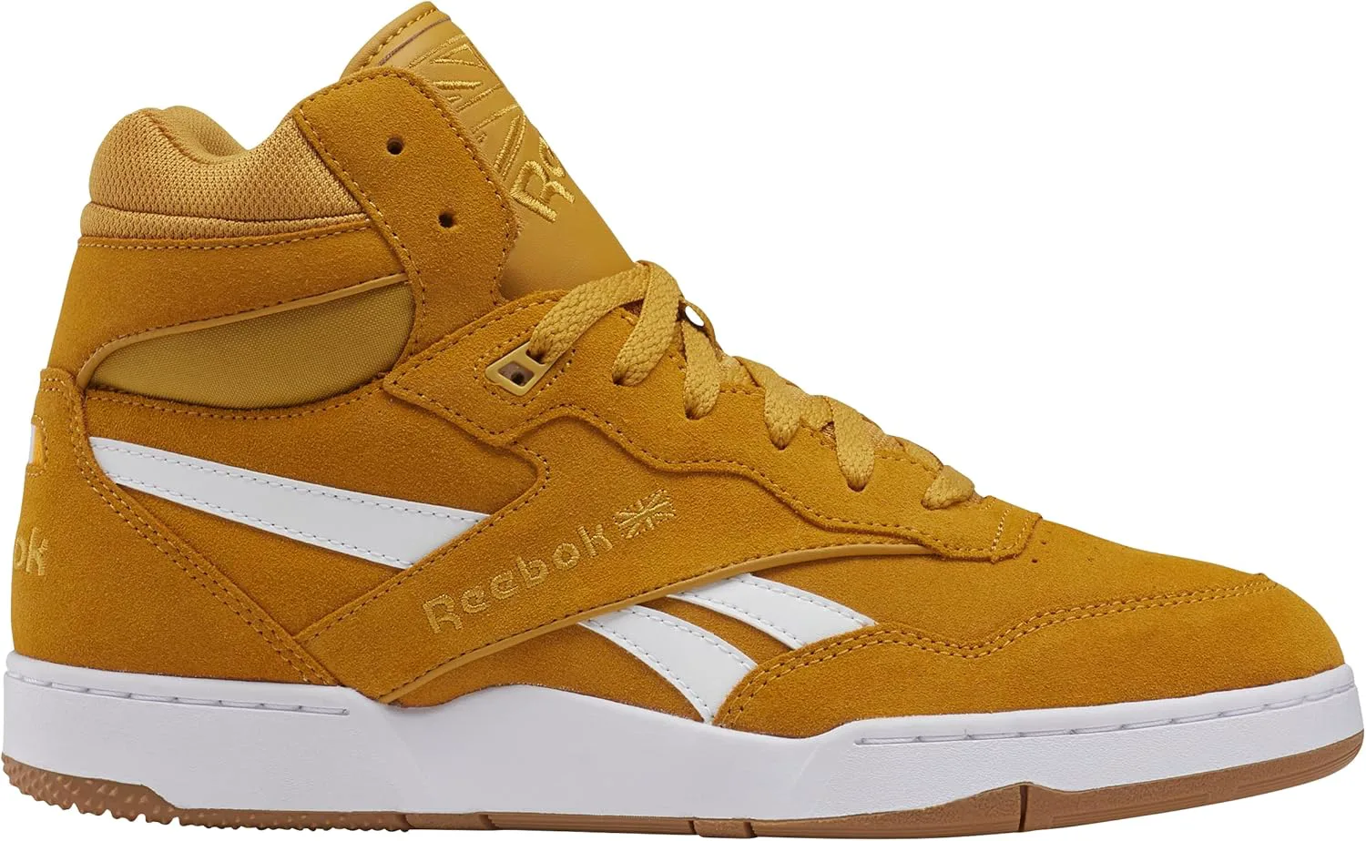 Женские кроссовки Reebok BB 4000 II Mid, золотой/оранжевый/белый — фото 2