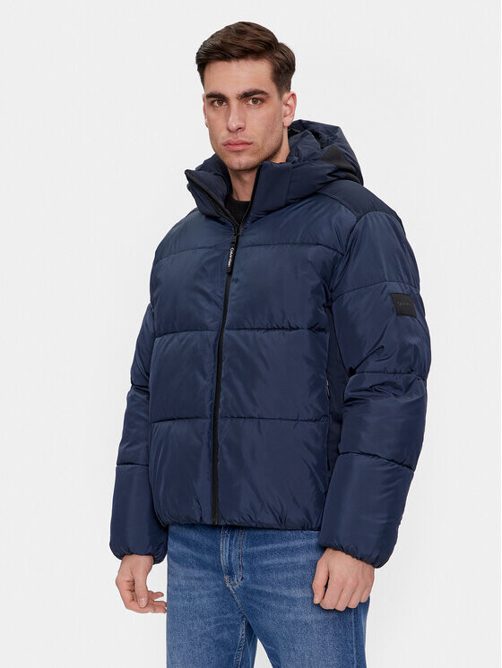 

Пуховик стандартного кроя Calvin Klein, синий