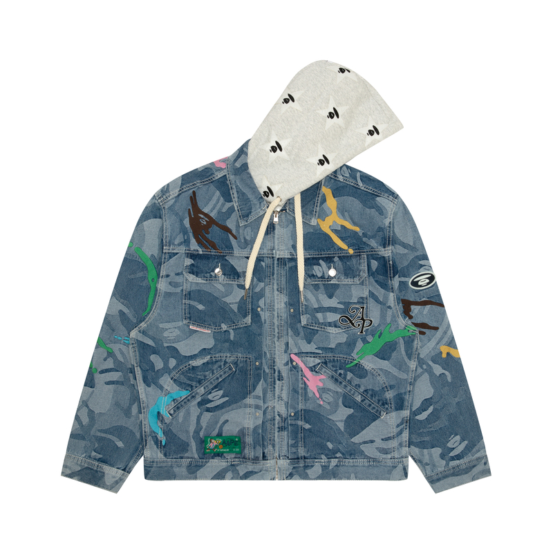 

Aape Куртка с логотипом A Bathing APE, Blue BLL