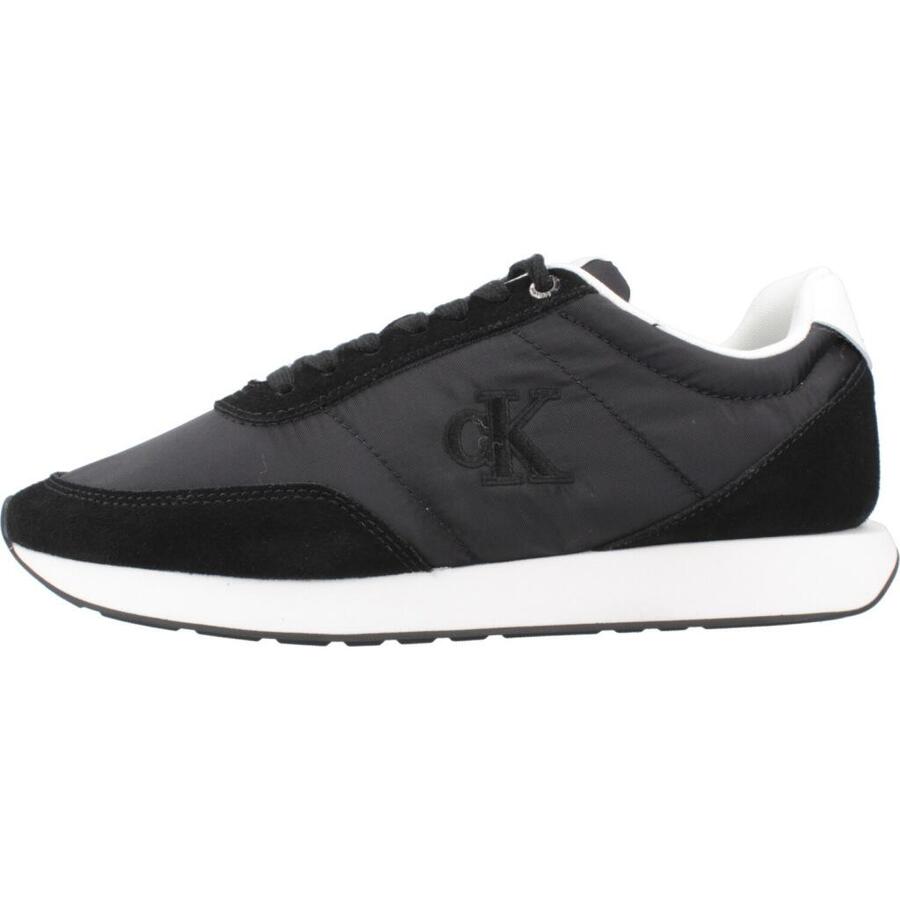 Кроссовки Calvin Klein, модель Retro Runner Lace Up, Ny, цвет черный — фото 2