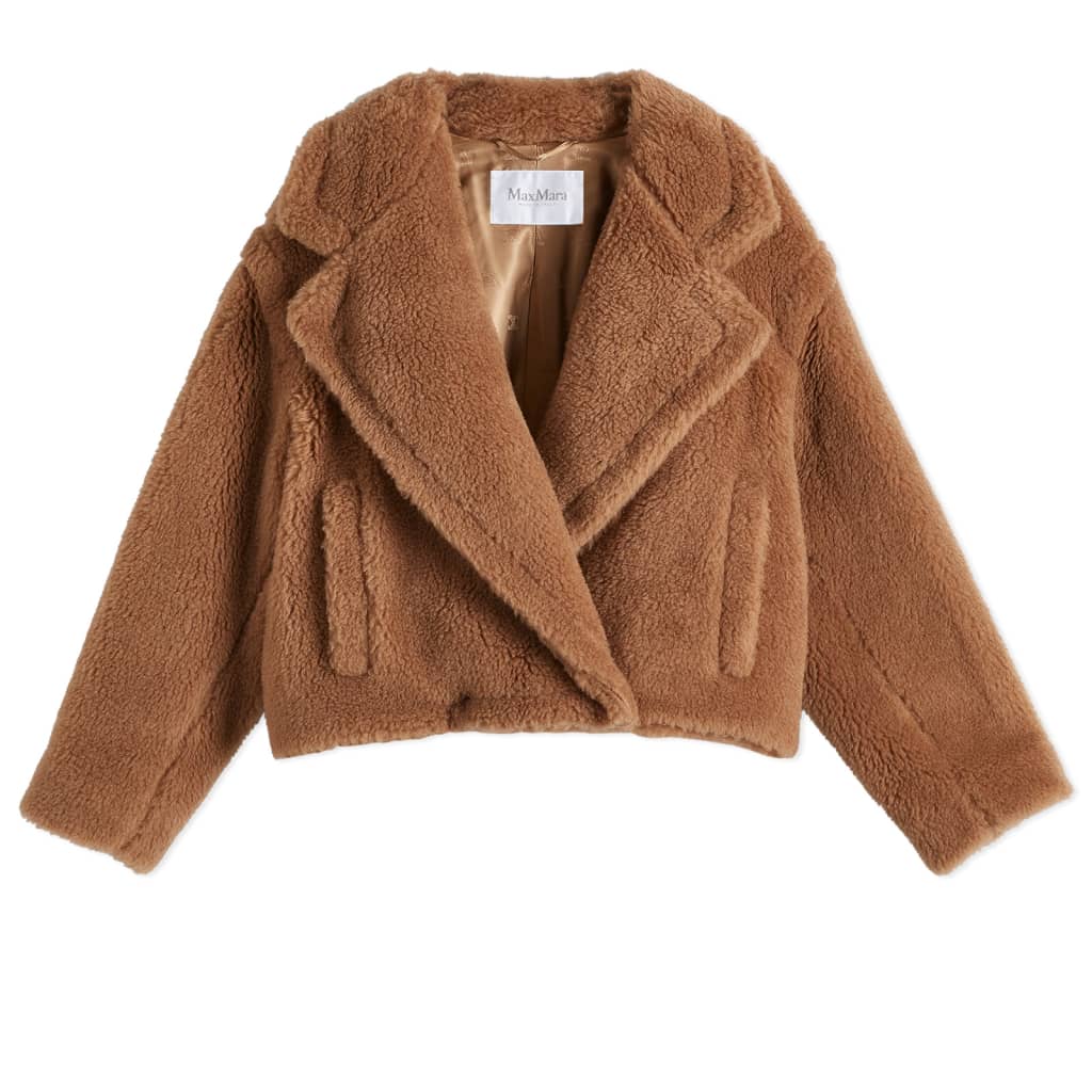 

Короткое пушистое пальто Gardone Max Mara, коричневый