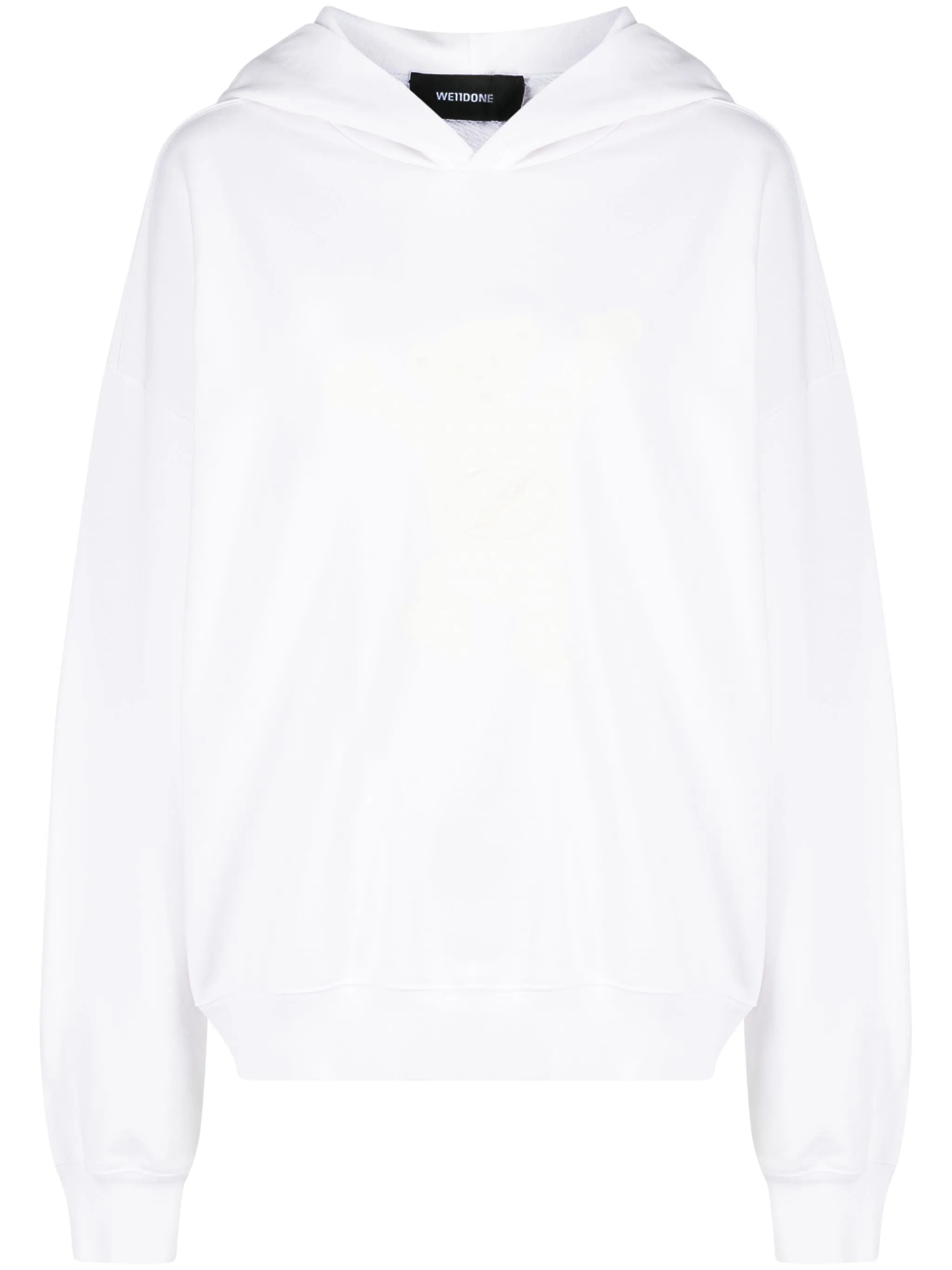 

Худи New Teddy с логотипом We11Done, белый