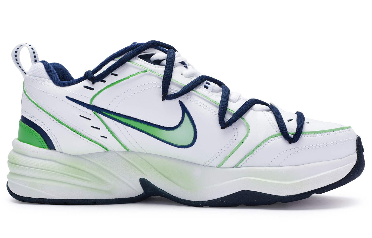 

Кроссовки Nike Air Monarch 4 Chunky Sneakers Unisex Low-top White, зеленый