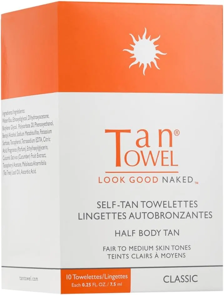 Салфетки для автозагара Tan Towel, 10 шт