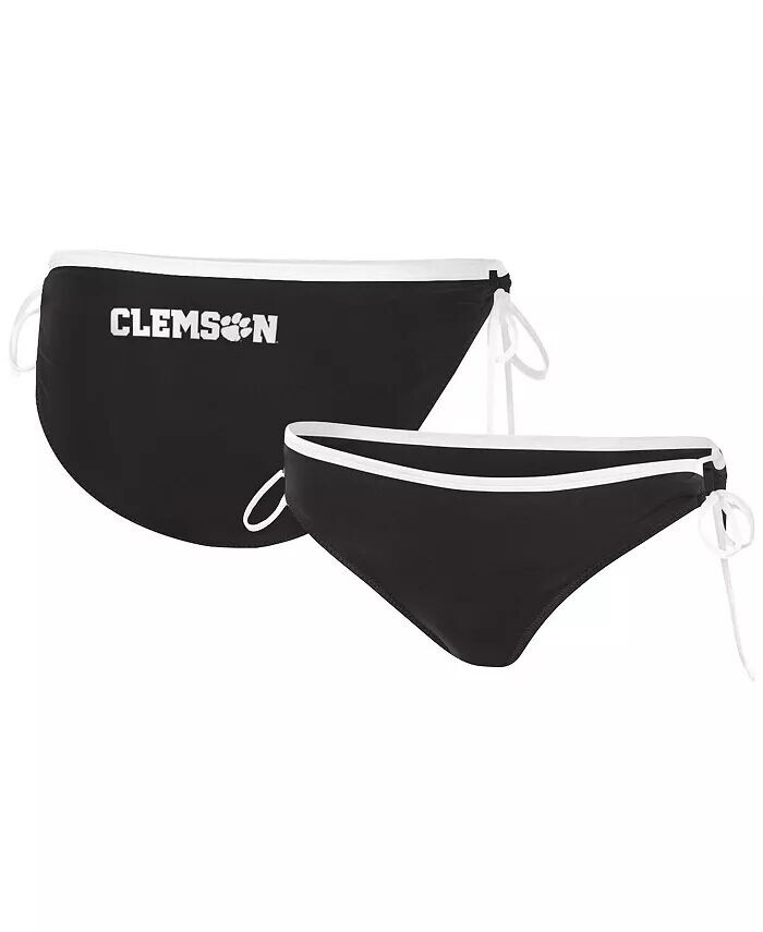 

Женский черный купальник-бикини Clemson Tigers Perfect Match G-III 4Her by Carl Banks