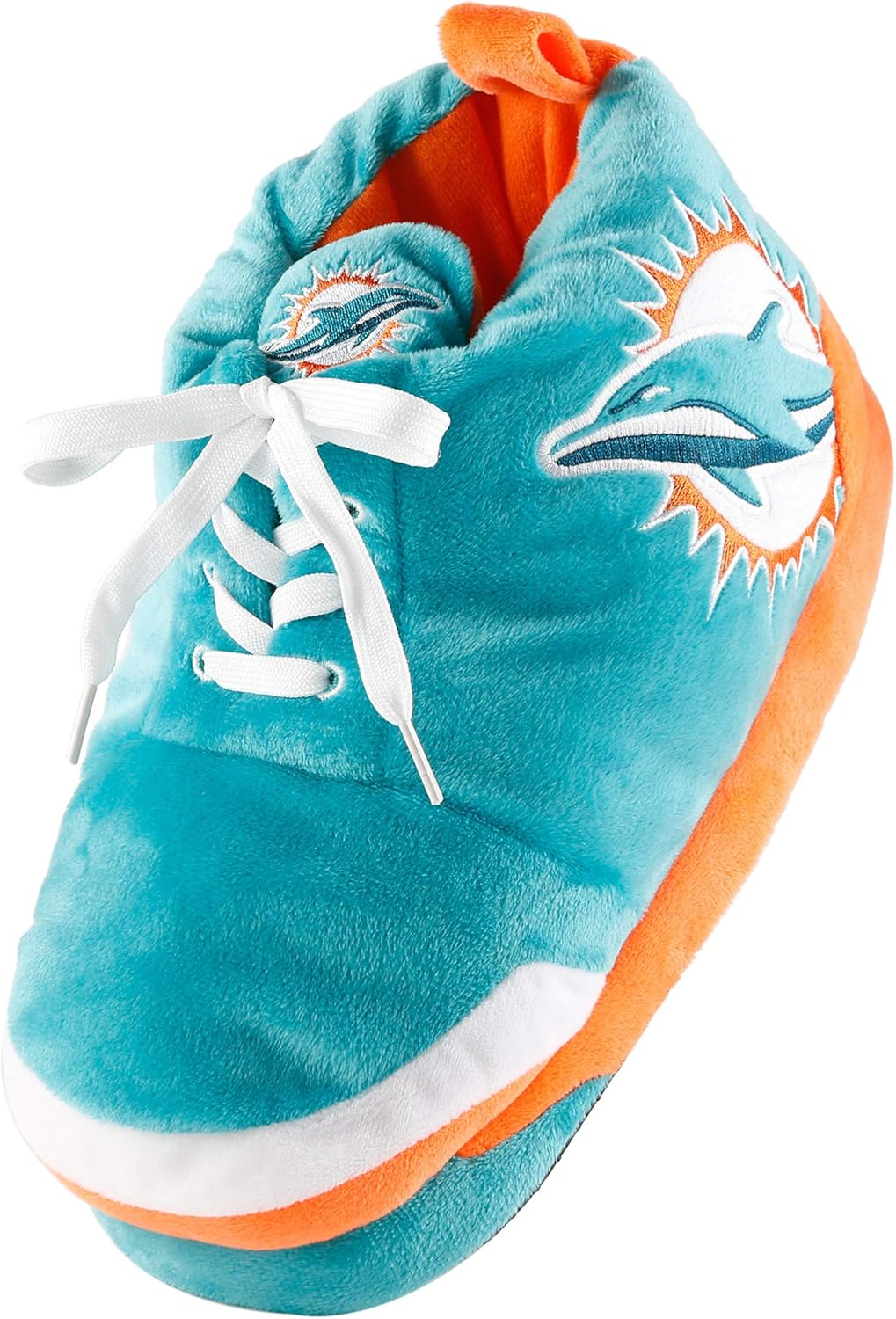 Мужские плюшевые тапочки-кроссовки FOCO с логотипом команды НФЛ, Miami Dolphins 9-10 Miami Dolphins — фото 2