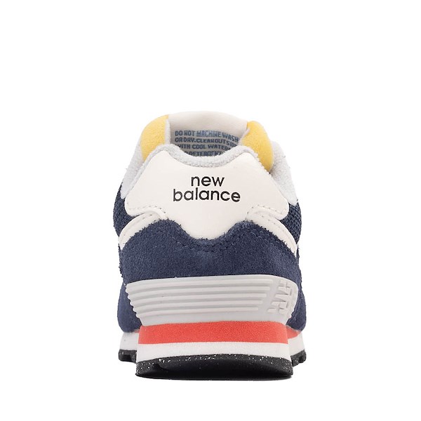 Кроссовки New Balance 574 Athletic Shoe, цвет Navy/Blast Red — фото 4