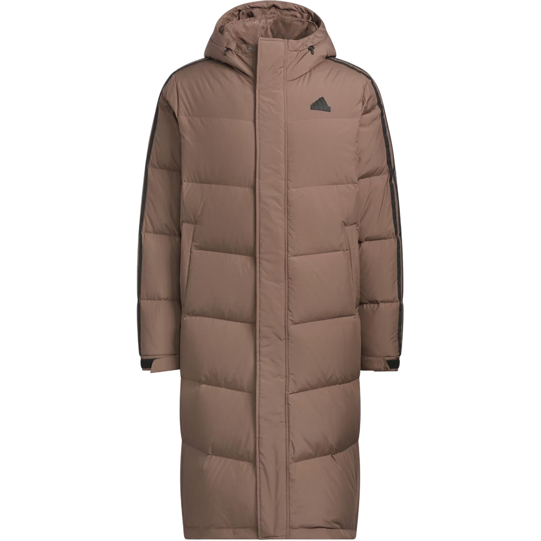 Длинное пуховик Unisex Stratum Темный Землисто-Коричневый Adidas — фото 2