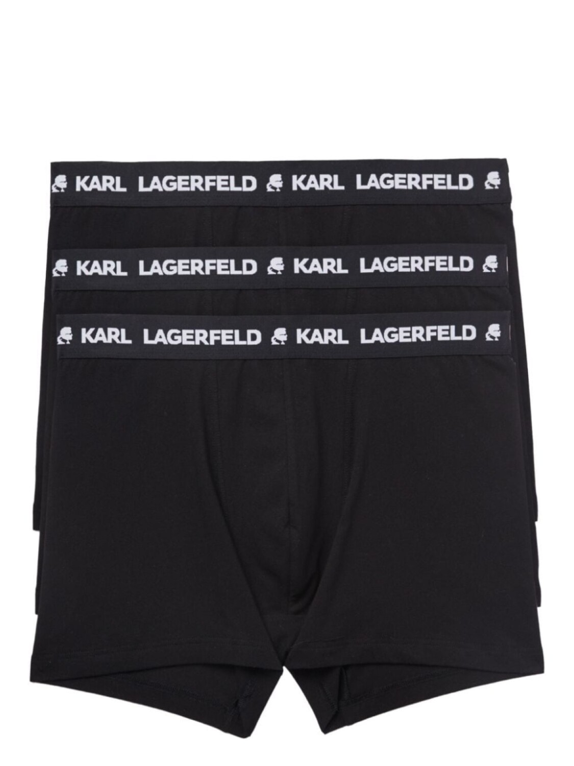 

Karl Lagerfeld комплект из трех боксеров с логотипом, черный