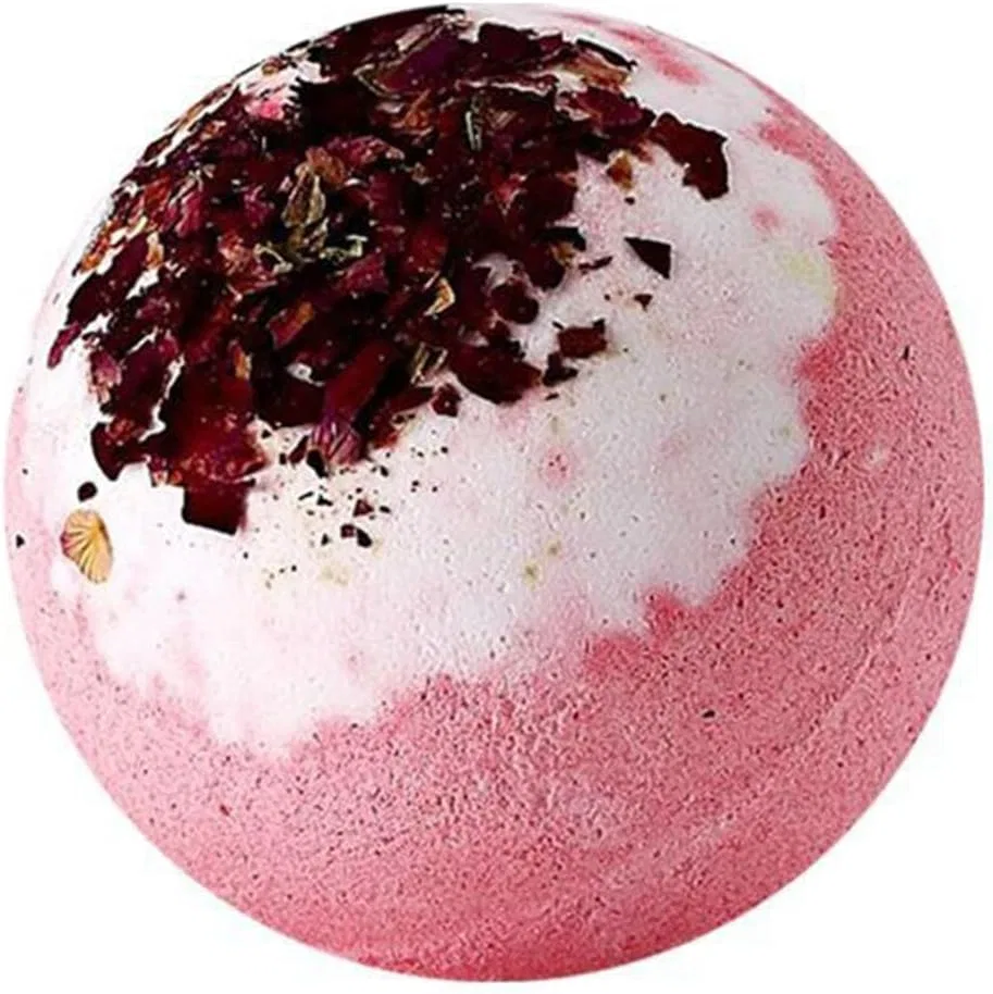 Бомбочки для ванны с сухими цветами, 100 г Generisch, Pink