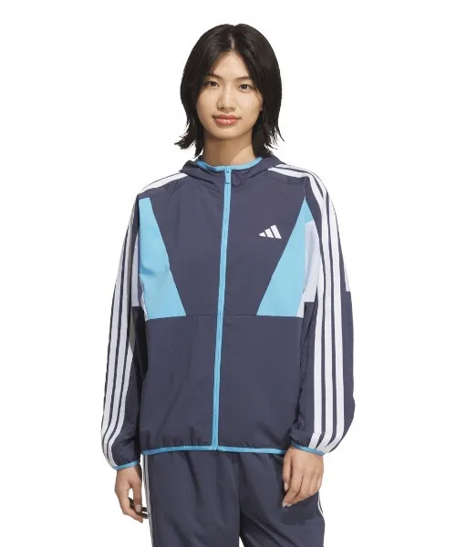 Куртка спортивная Adidas Teams свободного кроя, тёмно-синяя