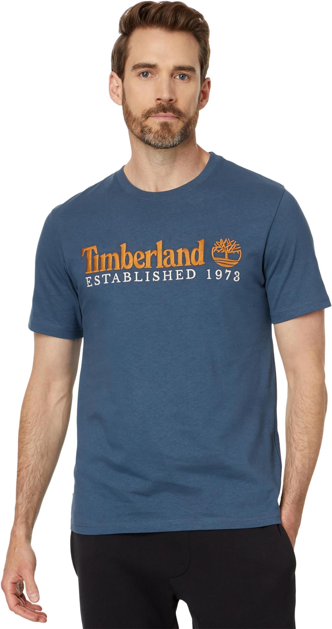 

Футболка Timberland Embroidery Logo Tee, цвет Dark Denim