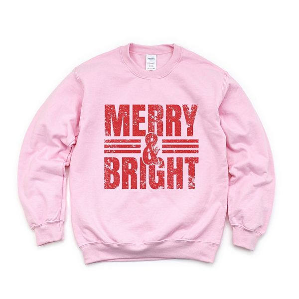 

Графический свитшот Merry & bright distressed для женщин Simply Sage Market, Light Pink, Зеленый, Графический свитшот Merry & bright distressed для женщин Simply Sage Market, Light Pink