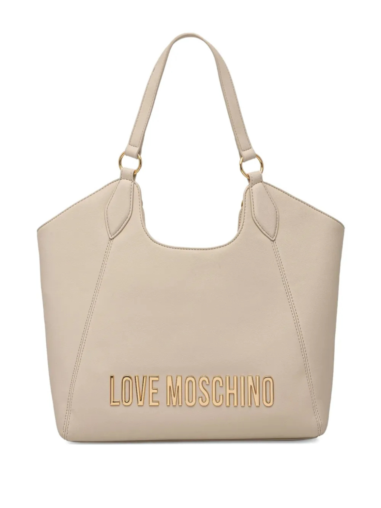 

Сумка-тоут с логотипом Love Moschino, нейтральный