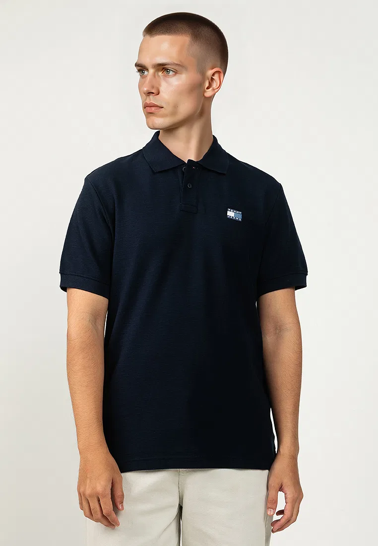 Поло Tommy Jeans, мужское, синий Tommy Hilfiger
