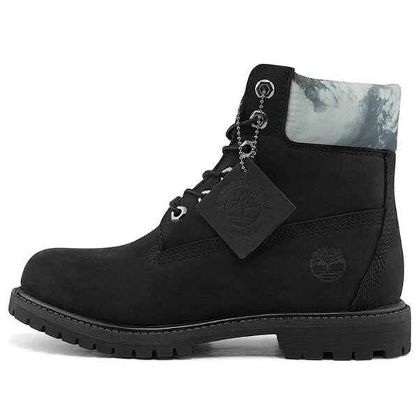 

Кроссовки premium 6-inch waterproof wide-fit boot 'black nubuck' Timberland, черный
