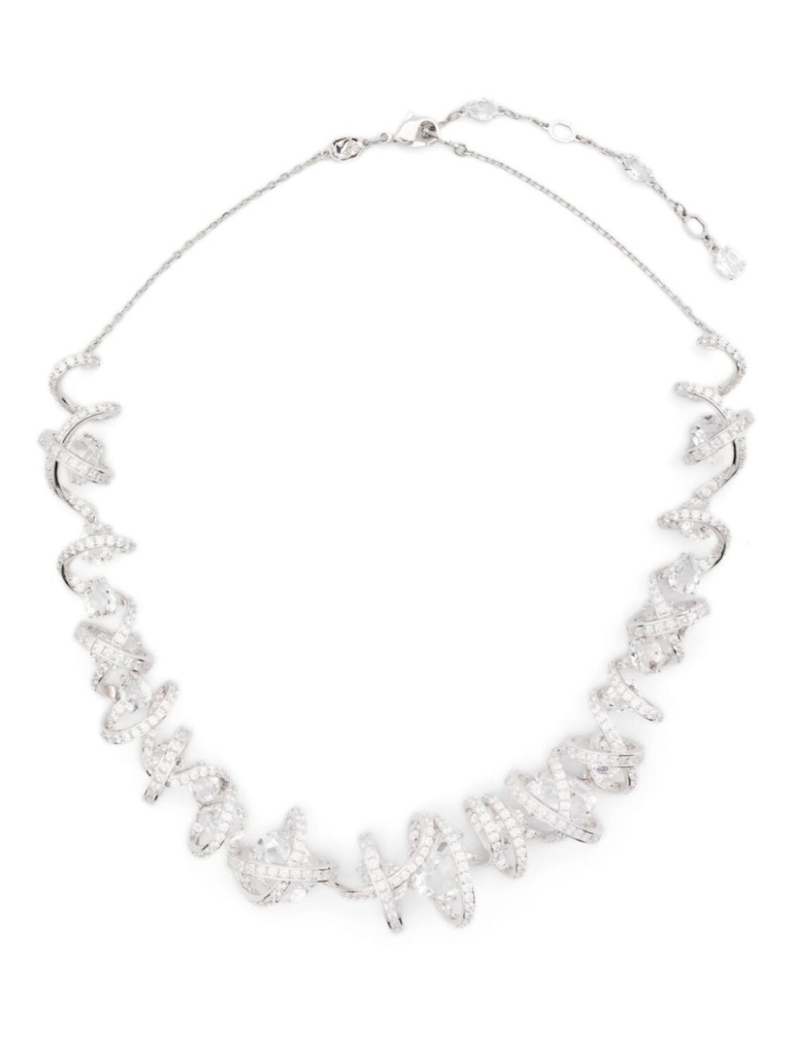 

Колье Hyperbola Swarovski, серебряный