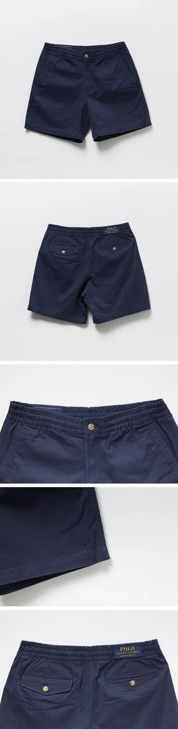 Мужские эластичные шорты-чинос Prepster длиной 15.2 см тёмно-синие от Polo Ralph Lauren — фото 3
