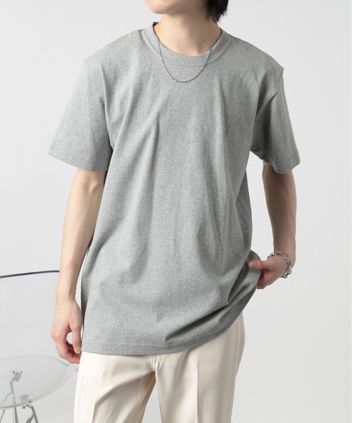 

Футболка из сверхплотной ткани, с коротким рукавом, однотонная United Athle, серый