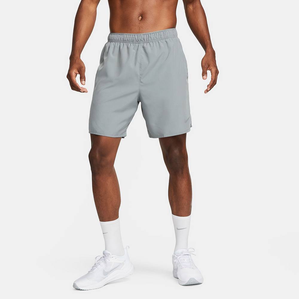 

Мужские беговые шорты с короткой подкладкой Nike Dri-FIT Challenger 7, цвет Smoke Grey